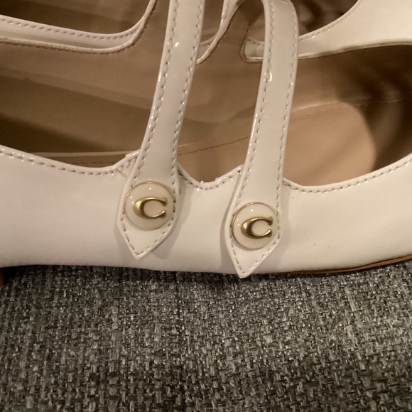 COACH Women's Winley Double Buckle Mary Jane Ballet Flats, size 8 - Picture 10 of 11